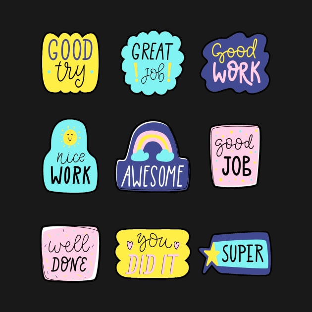 Confetti Positive Sayings Sticker pack by Goods-by-Jojo