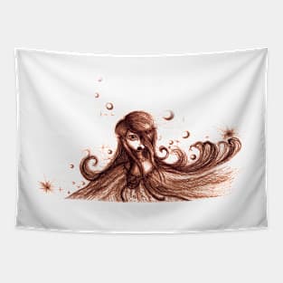 Windswept Princess Tapestry