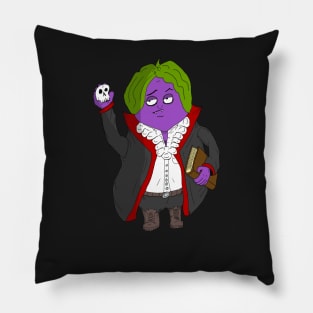 Eggplant Vamp The Nightshades Goth Vegetable Family Pillow