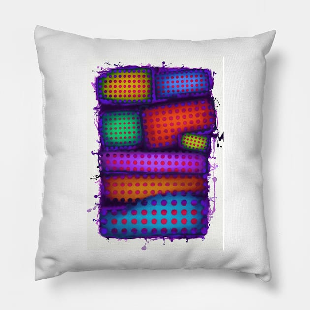 Reactive wall Pillow by Keith Mills