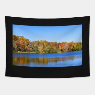 Autumn at the lake Tapestry