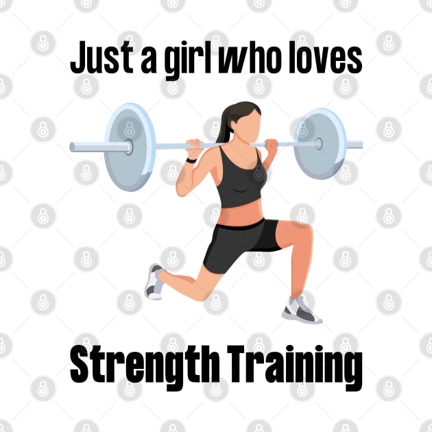 Just a girl who loves strength training by Patterns-Hub