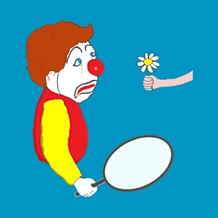 The Clown and the Flower T-Shirt