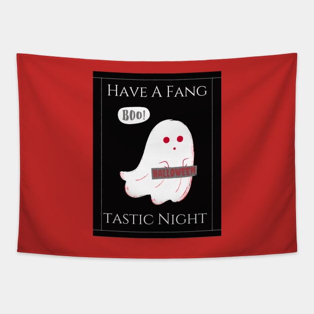 Have A Fang-tastic Night Tapestry by soubamagic