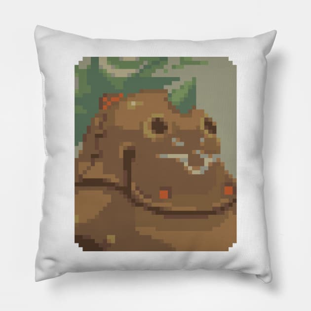 Breath Of Fire Su Ryong Tree Dragon Pillow by inotyler