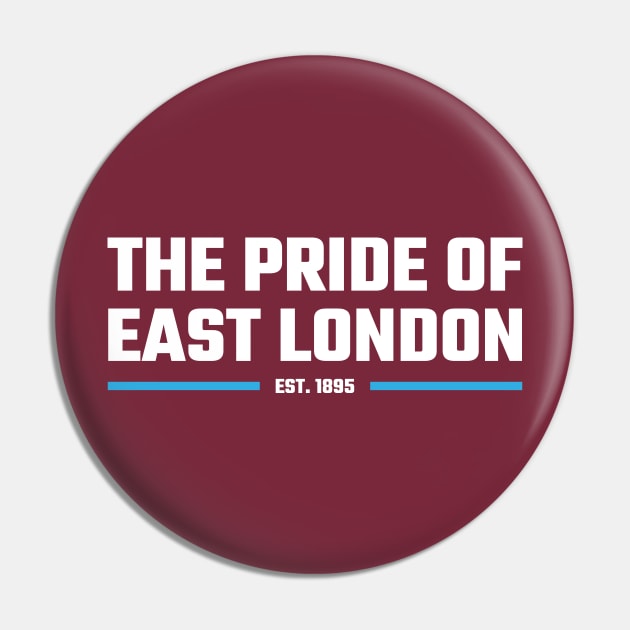 The Pride of East London Pin by Footscore