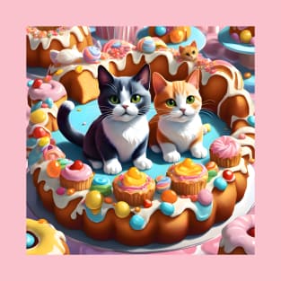 Cat Topping Cakes T-Shirt