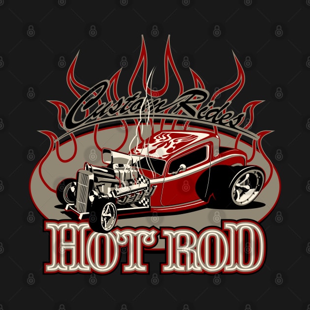 Cartoon hot rod by Mechanik