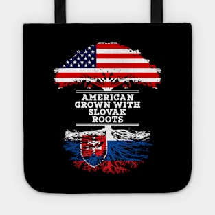 American Grown With Slovak Roots - Gift for Slovak From Slovakia Tote