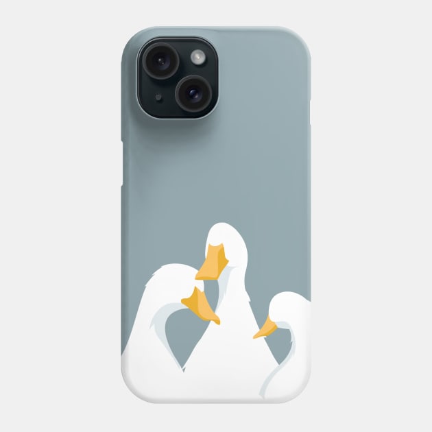 Blue Duck Family Phone Case by giantplayful