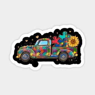 Autism Truck Magnet