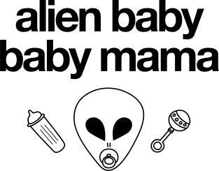 Alien Baby Baby Mama Magnet