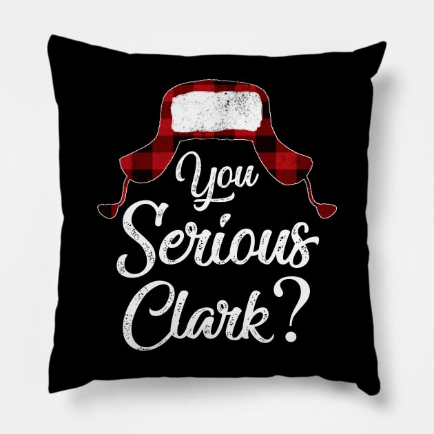 You Serious Clark Christmas Vacation Pillow by Bagshaw Gravity