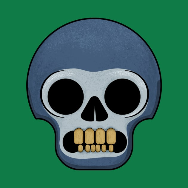 Blue Skull by Paradoxical Popsicle