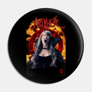 SLAYHER SLAYER PARODY Pin