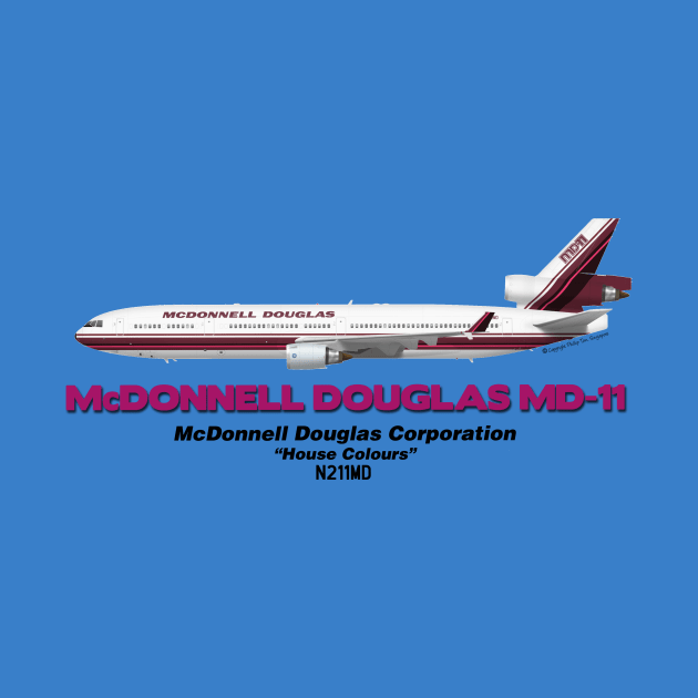 McDonnell Douglas MD-11 - McDonnell Douglas "House Colours" by TheArtofFlying