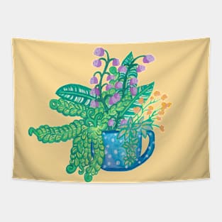 Flower Pot Teacup Tapestry