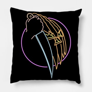 Halloween neon Pillow