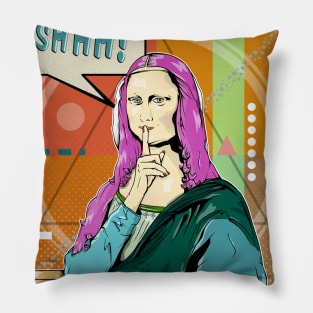 Mona Lisa Pop art Pillow