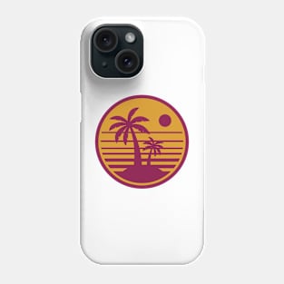 Retro Sunset Beach Phone Case