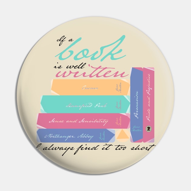 Jane Austen Books Pin by Cosmic-Fandom