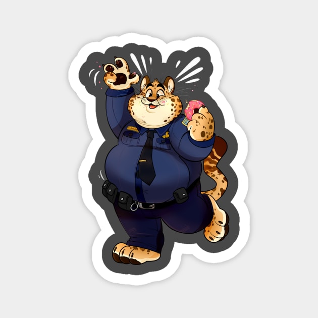 Officer Cutie! Magnet by AdorkableMarina