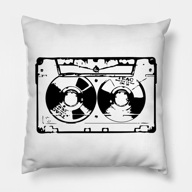 Retro Casette Pillow by sally234