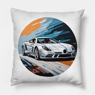 Mercedes SLR McLaren pastel colours design Pillow