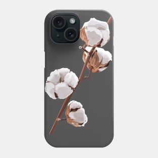 Scandinavian Cotton flower Phone Case