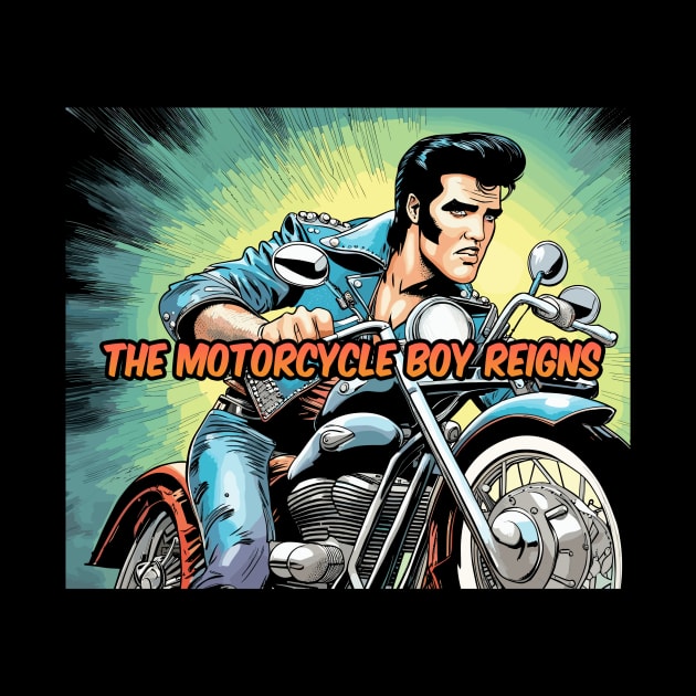 motorcycle boy reigns by Kingrocker Clothing