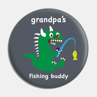 Lil Hodag - Grandpa’s Fishing Buddy Children’s Character Pin