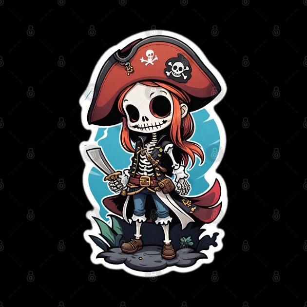 Pirate Skeleton Girl 2 by Grave Digs