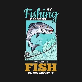 Funny angler fisherman saying T-Shirt