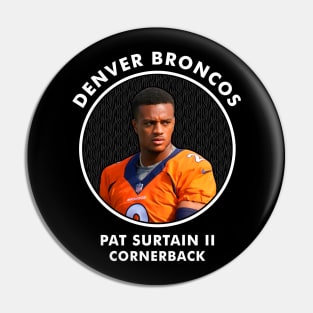 PAT SURTAIN II - CB - DENVER BRONCOS Pin