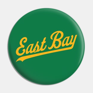 East Bay California Baseball Script T-Shirt: Show Your Love for the Game with Bold Local Flair! Pin