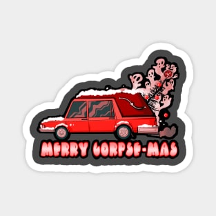 Little Red Hearse Magnet