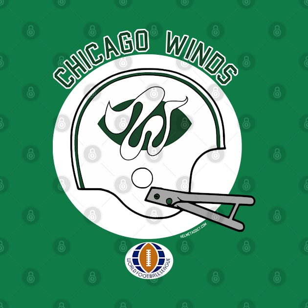 Chicago Winds (World Football League) 1975 by HelmetAddict