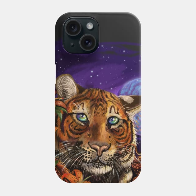 Feast the Senses Year of the Tiger Phone Case by Shadowind