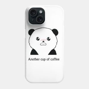 Panda coffee Phone Case