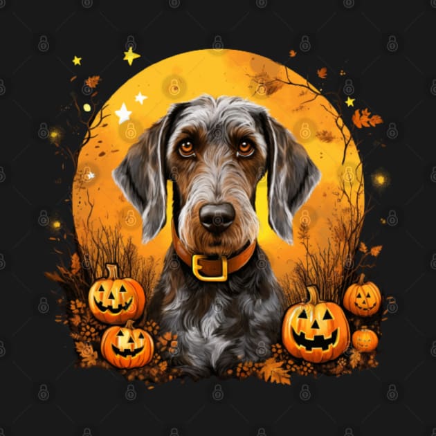 German Wirehaired Pointer Halloween by NatashaCuteShop