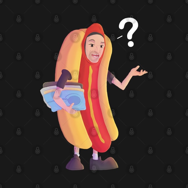 Hot Dog Car Guy by Domingo Illustrates