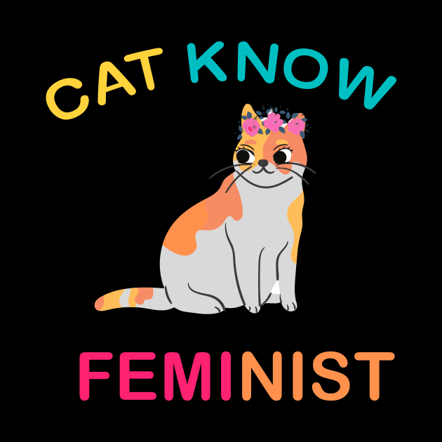 Cat Know Feminist by 29 hour design