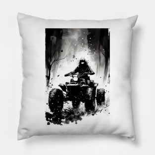 Haunted ATV Rider Pillow