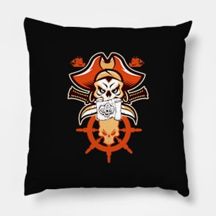 Pirate Music Treasure Hunter Pillow