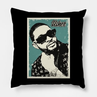 Vintage Usher Pillow