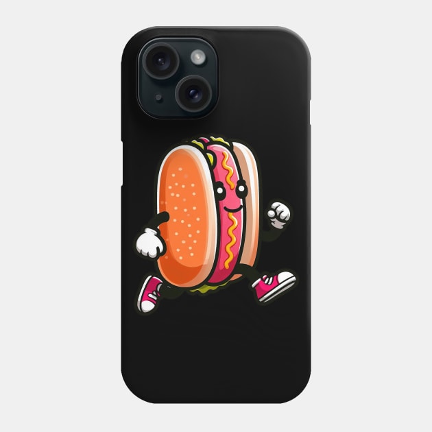 Hotdog Bun Fast Food Phone Case by Plushism