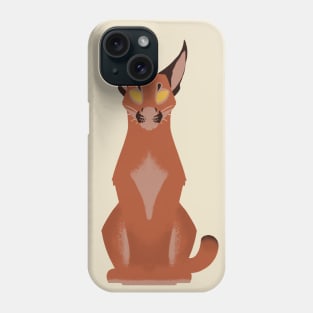 Minimalist Caracal Phone Case