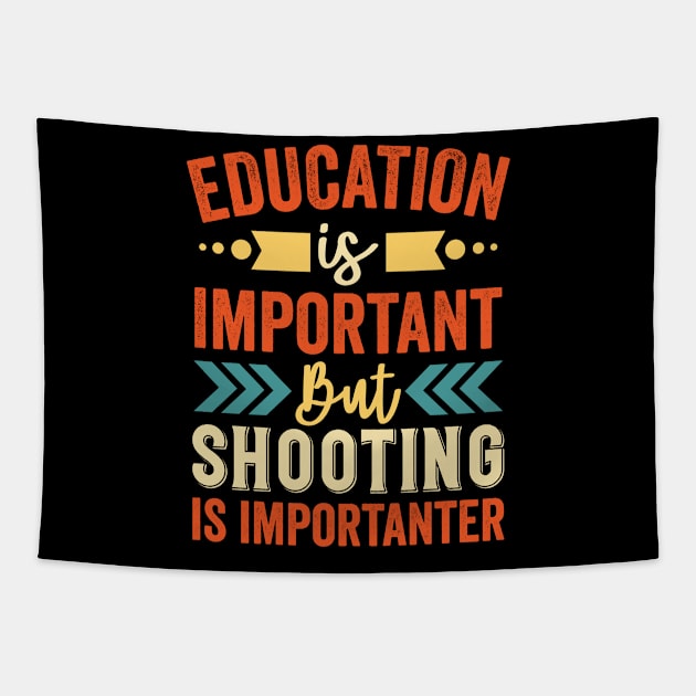 Shooting Is Importanter Tapestry by Mad Art