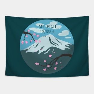 Mt. Fuji Altitude Tapestry