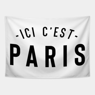 ICI C'EST PARIS - HERE IS PARIS - Soccer Souvenir For Fans Tapestry